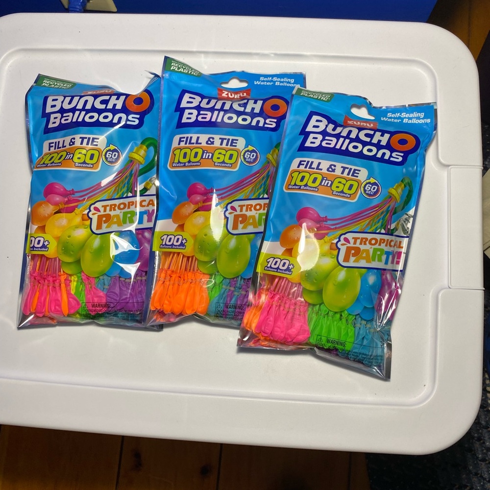 Bunch-O-Balloons, Water Balloons 3 packs (100 each)